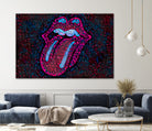 Rolling Sweet Mouth by Christian Velazquez on GIANT ART - pink digital painting