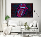 Rolling Sweet Mouth by Christian Velazquez on GIANT ART - pink digital painting