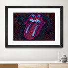 Rolling Sweet Mouth by Christian Velazquez on GIANT ART - pink digital painting