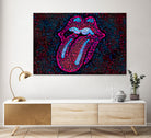 Rolling Sweet Mouth by Christian Velazquez on GIANT ART - pink digital painting