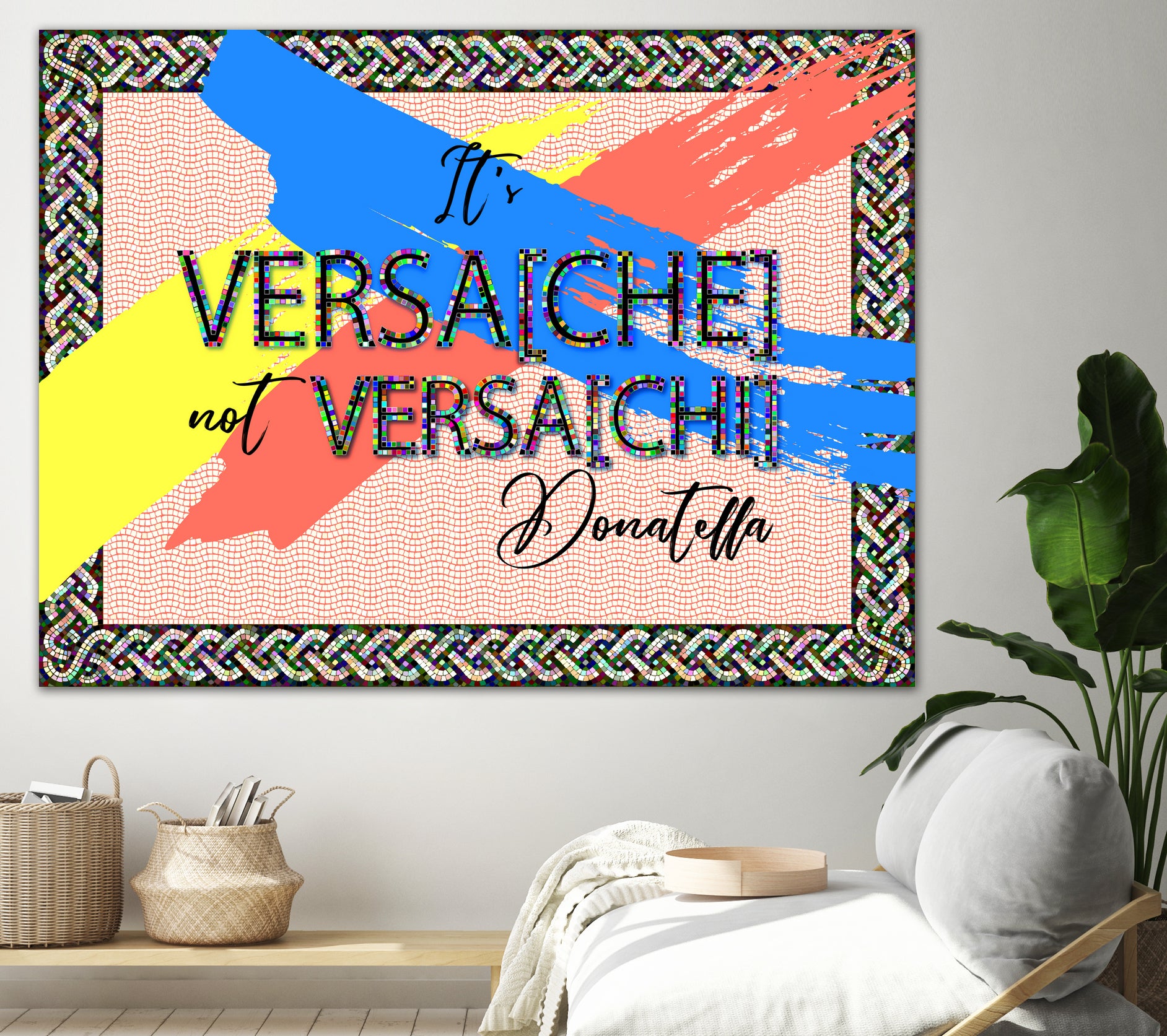 It's Versace not Versaci by Oksana Pinchuk on GIANT ART - orange digital painting