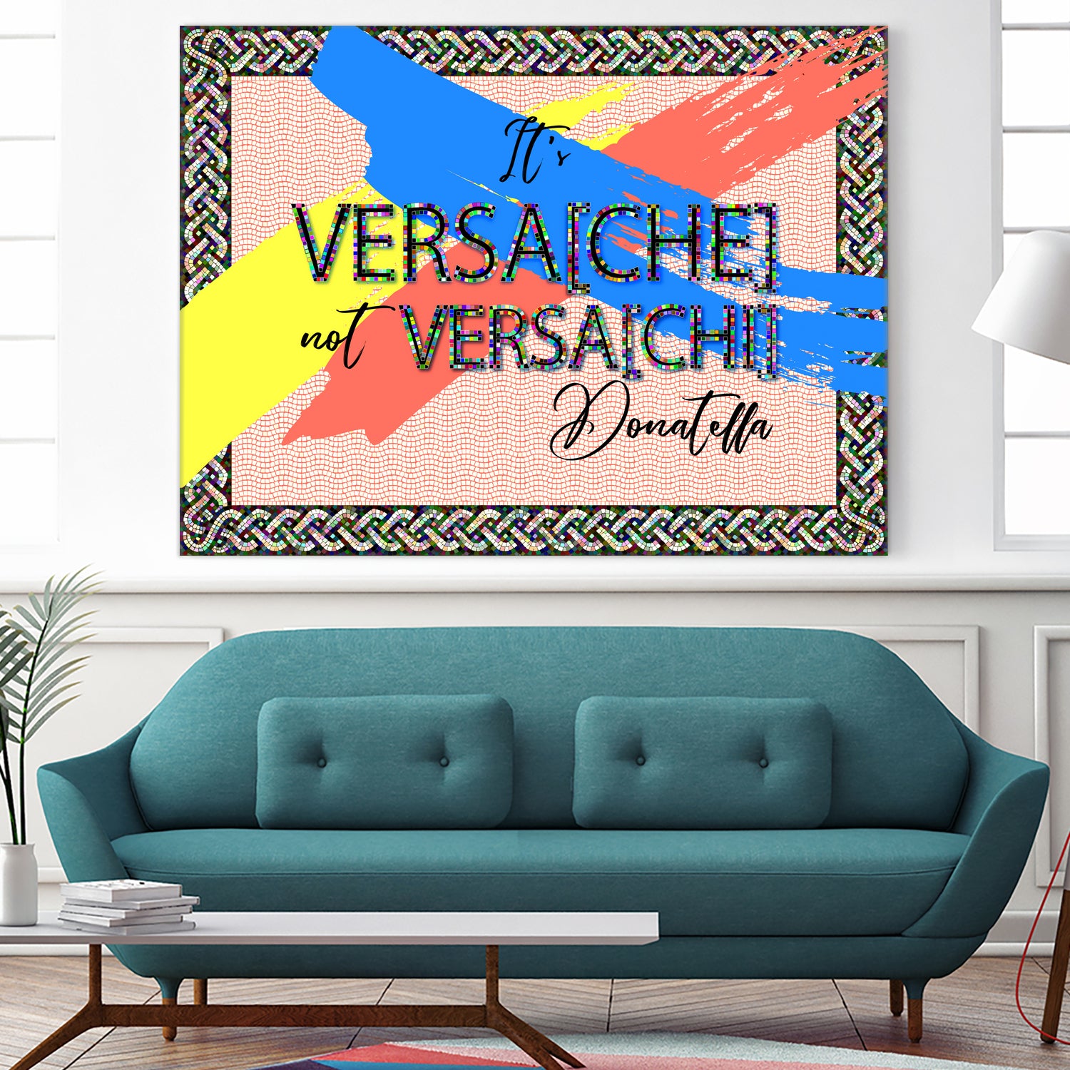 It's Versace not Versaci by Oksana Pinchuk on GIANT ART - orange digital painting