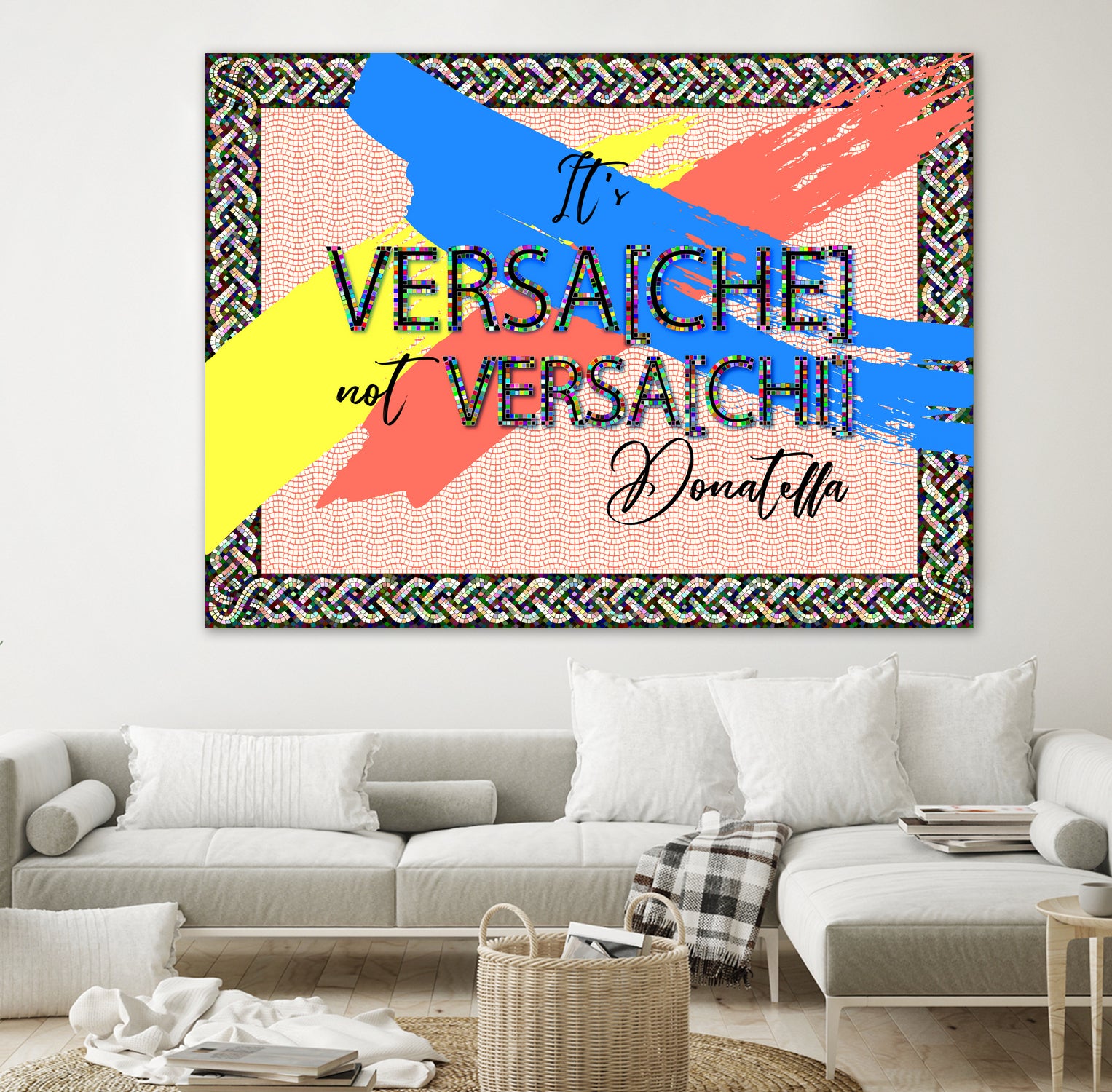 It's Versace not Versaci by Oksana Pinchuk on GIANT ART - orange digital painting