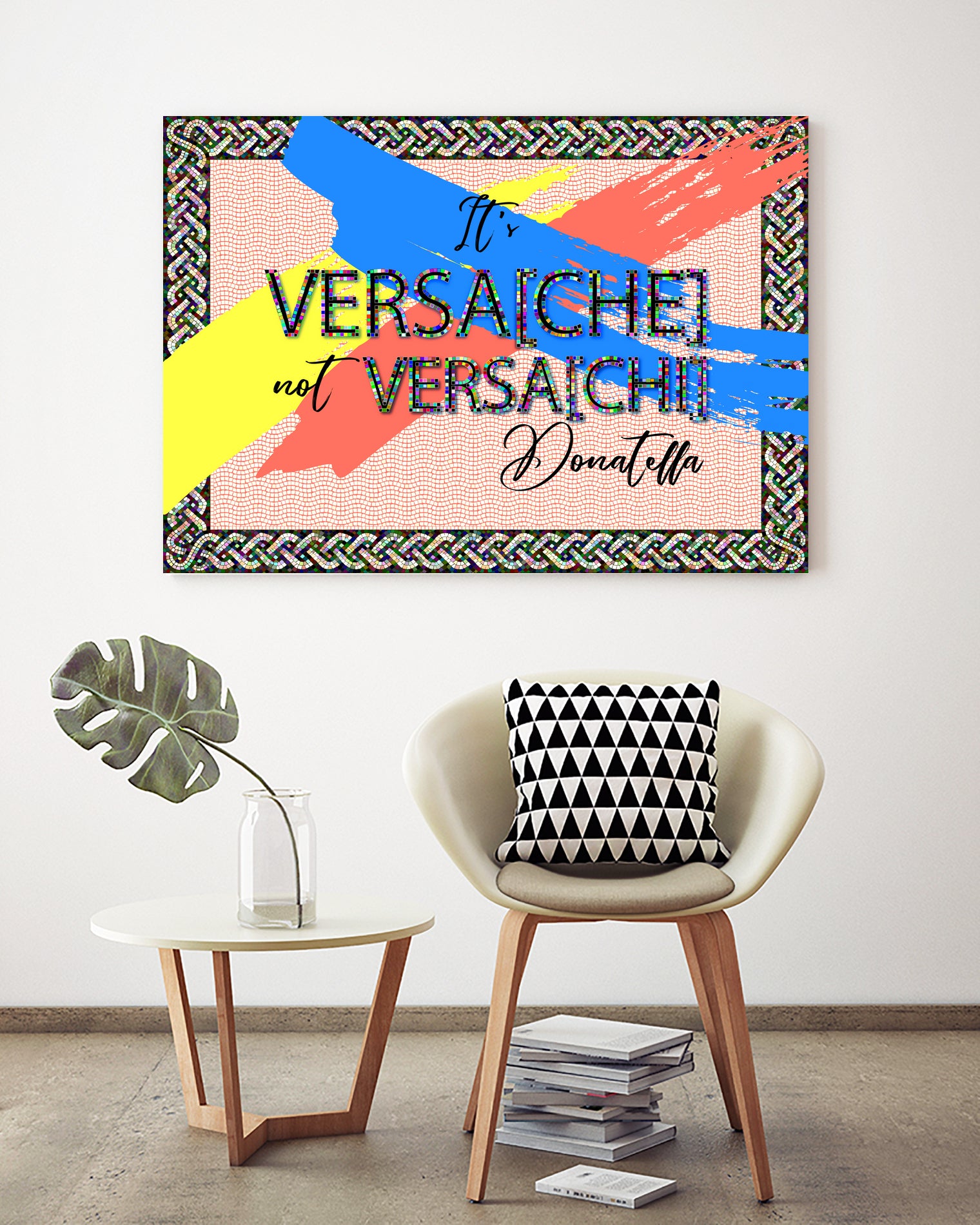It's Versace not Versaci by Oksana Pinchuk on GIANT ART - orange digital painting