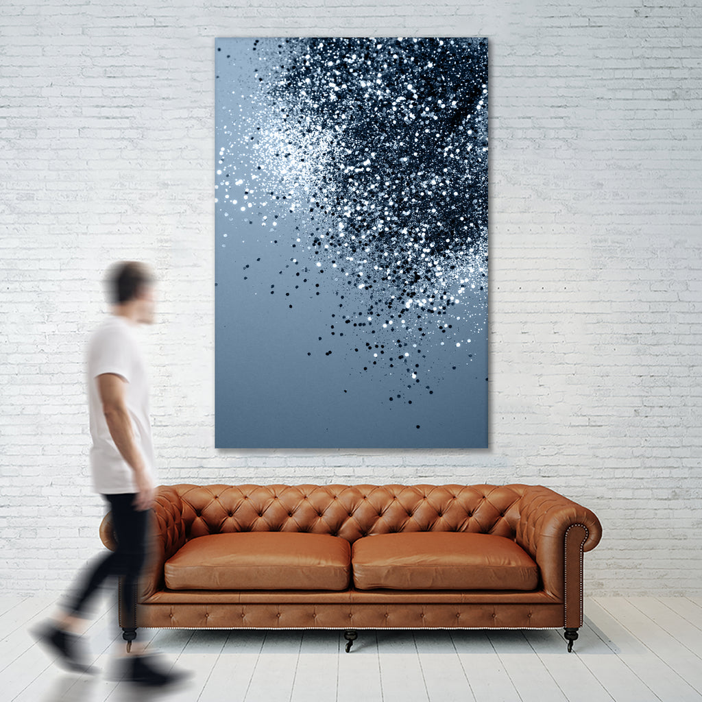 Sparkling Blue Lady Glitter #2 #shiny #decor #art by Anita & Bella Jantz on GIANT ART - blue photo manipulation