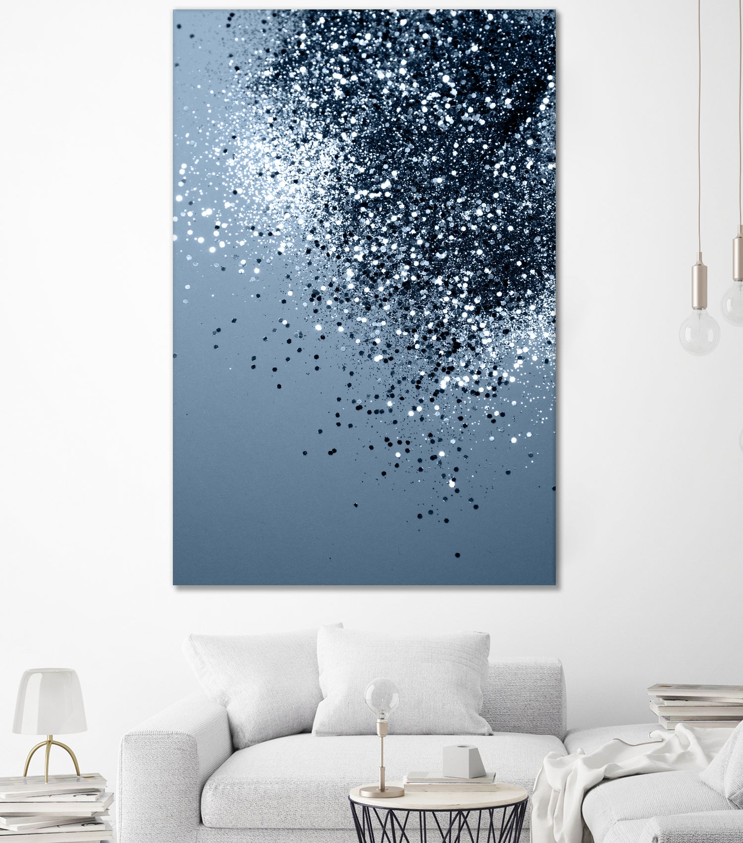 Sparkling Blue Lady Glitter #2 #shiny #decor #art by Anita & Bella Jantz on GIANT ART - blue photo manipulation