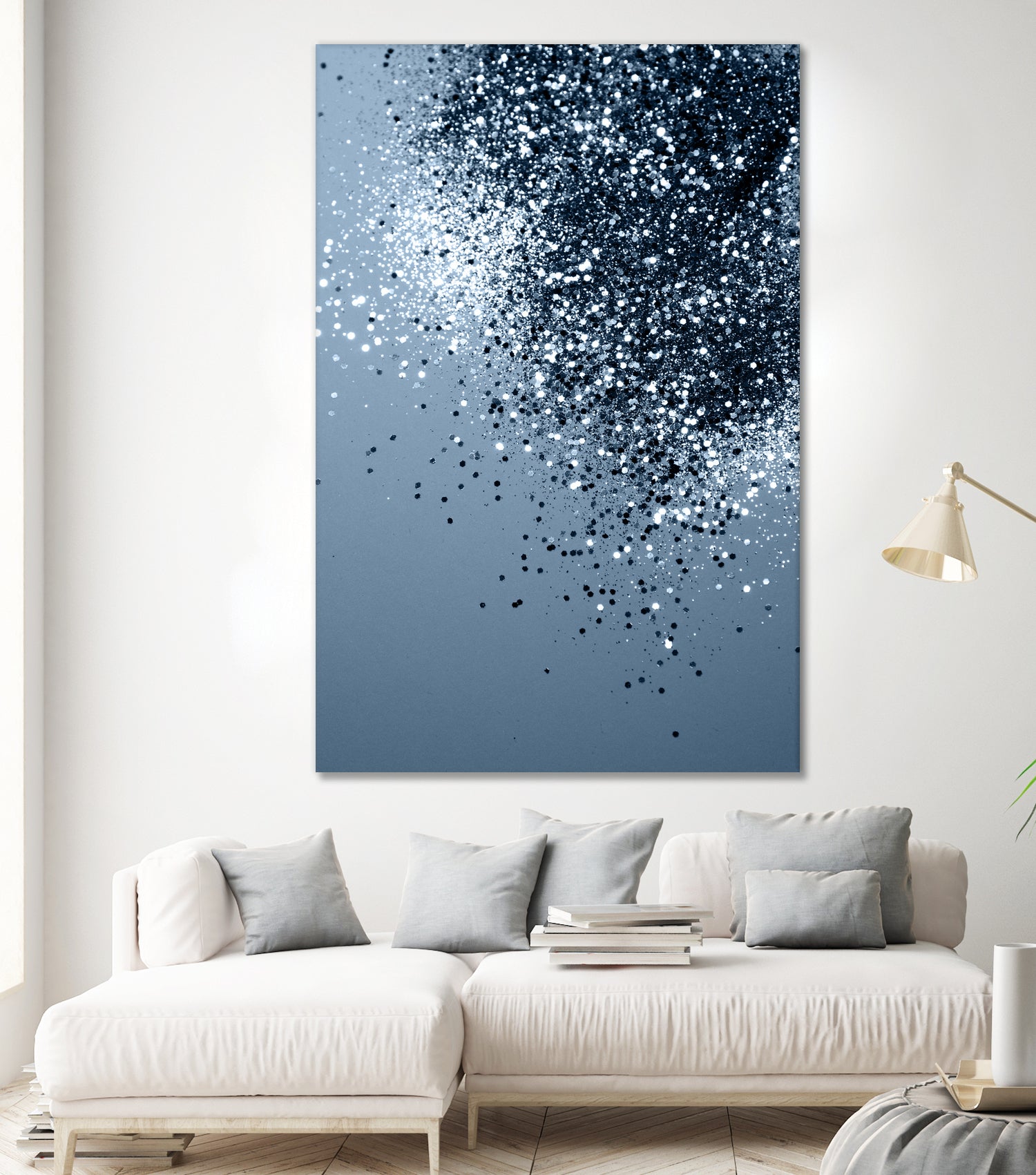 Sparkling Blue Lady Glitter #2 #shiny #decor #art by Anita & Bella Jantz on GIANT ART - blue photo manipulation