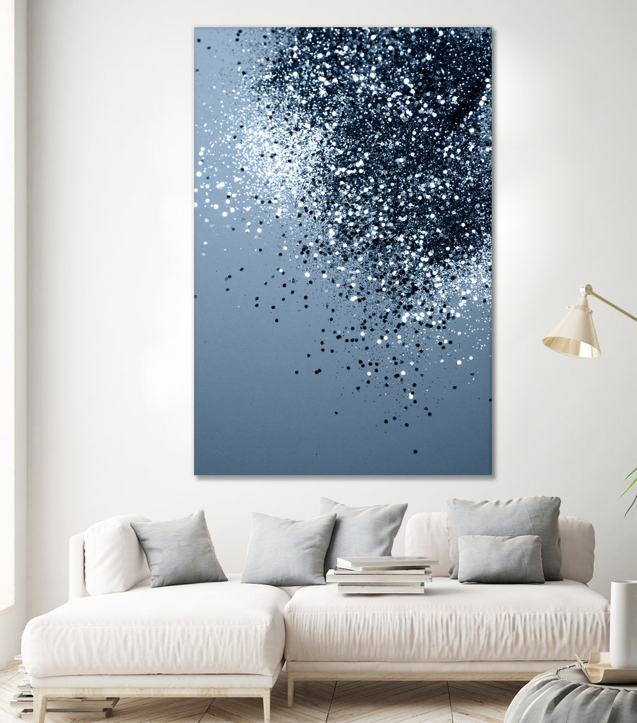 Sparkling Blue Lady Glitter #2 #shiny #decor #art by Anita & Bella Jantz on GIANT ART - blue photo manipulation