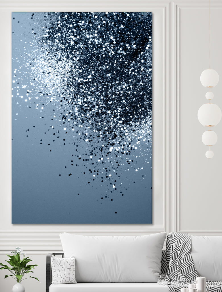 Sparkling Blue Lady Glitter #2 #shiny #decor #art by Anita & Bella Jantz on GIANT ART - blue photo manipulation