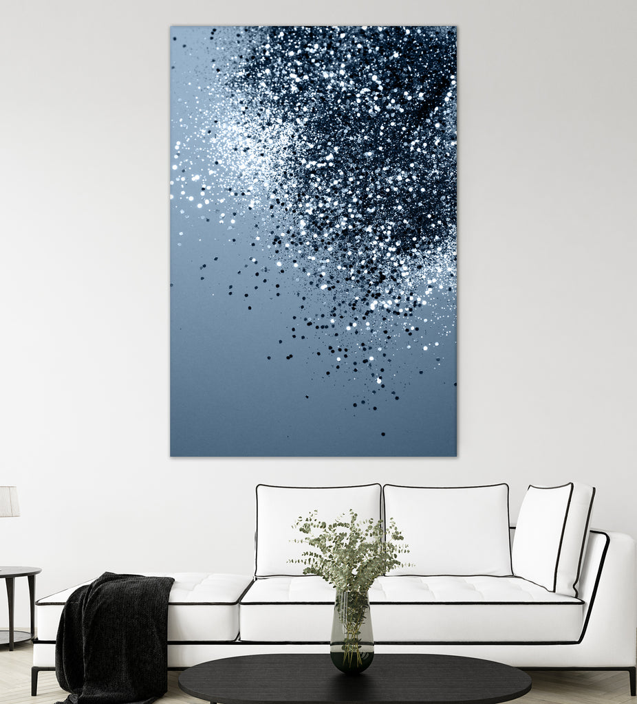 Sparkling Blue Lady Glitter #2 #shiny #decor #art by Anita & Bella Jantz on GIANT ART - blue photo manipulation