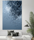 Sparkling Blue Lady Glitter #2 #shiny #decor #art by Anita & Bella Jantz on GIANT ART - blue photo manipulation