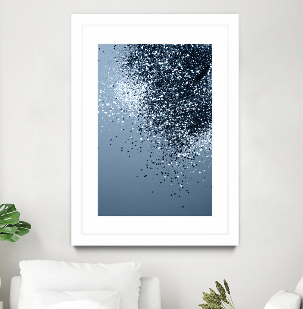 Sparkling Blue Lady Glitter #2 #shiny #decor #art by Anita & Bella Jantz on GIANT ART - blue photo manipulation