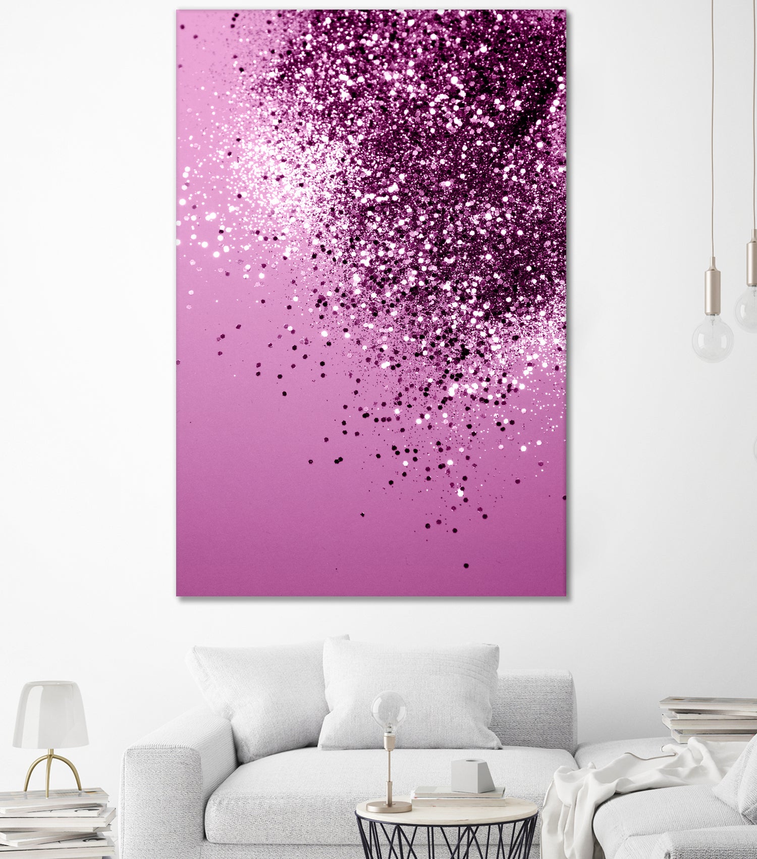 Sparkling Pink Lady Glitter #1 #shiny #decor #art by Anita & Bella Jantz on GIANT ART - pink photo manipulation