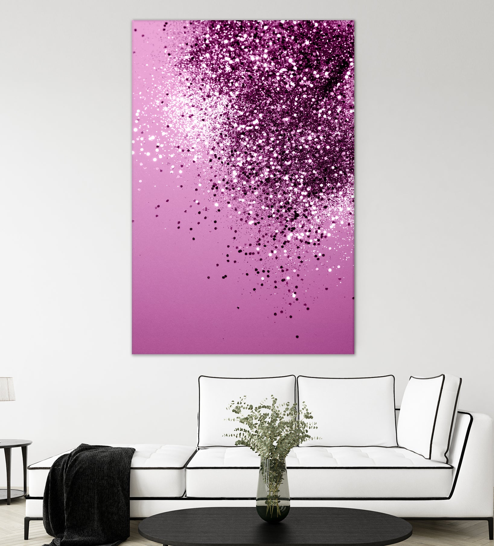 Sparkling Pink Lady Glitter #1 #shiny #decor #art by Anita & Bella Jantz on GIANT ART - pink photo manipulation