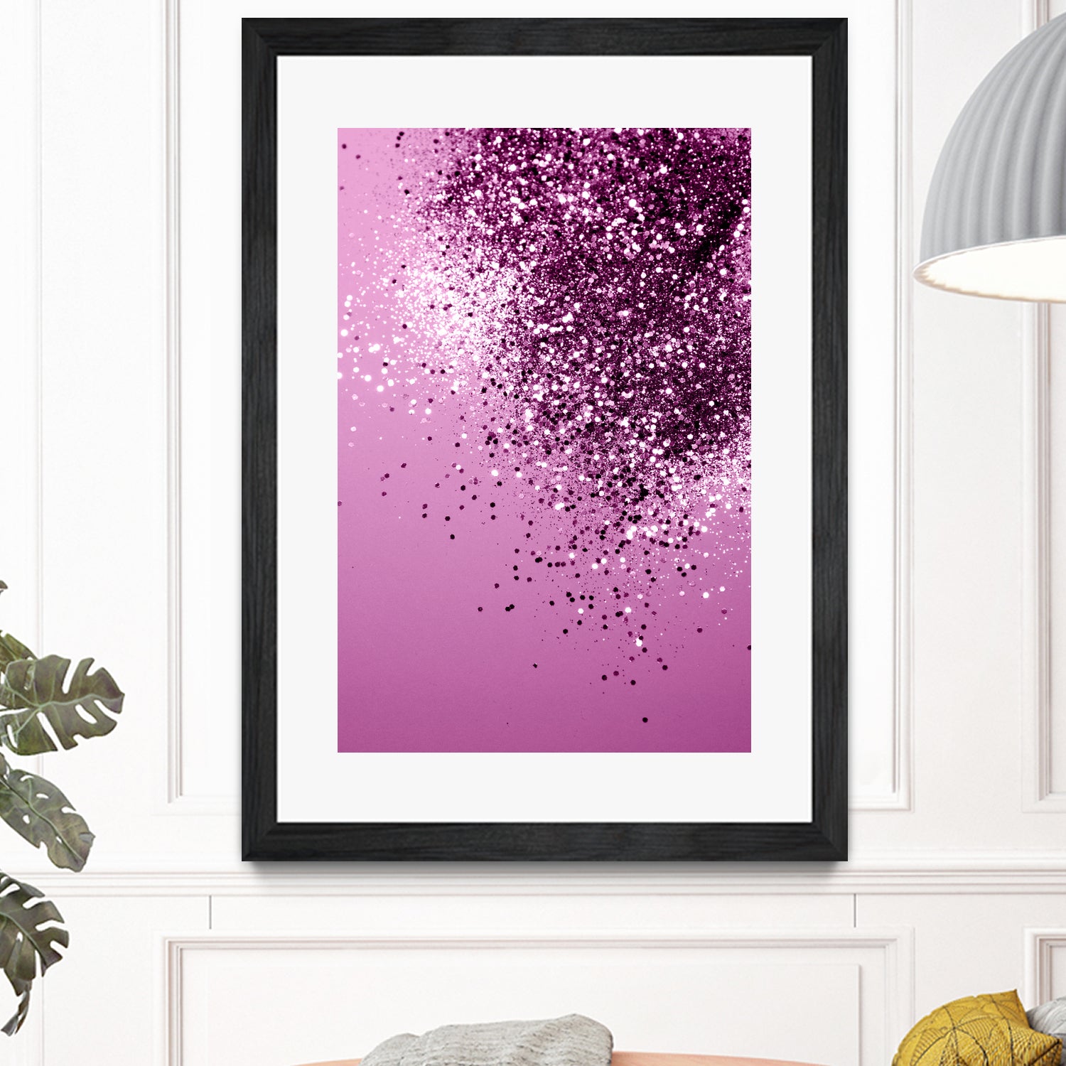 Sparkling Pink Lady Glitter #1 #shiny #decor #art by Anita & Bella Jantz on GIANT ART - pink photo manipulation