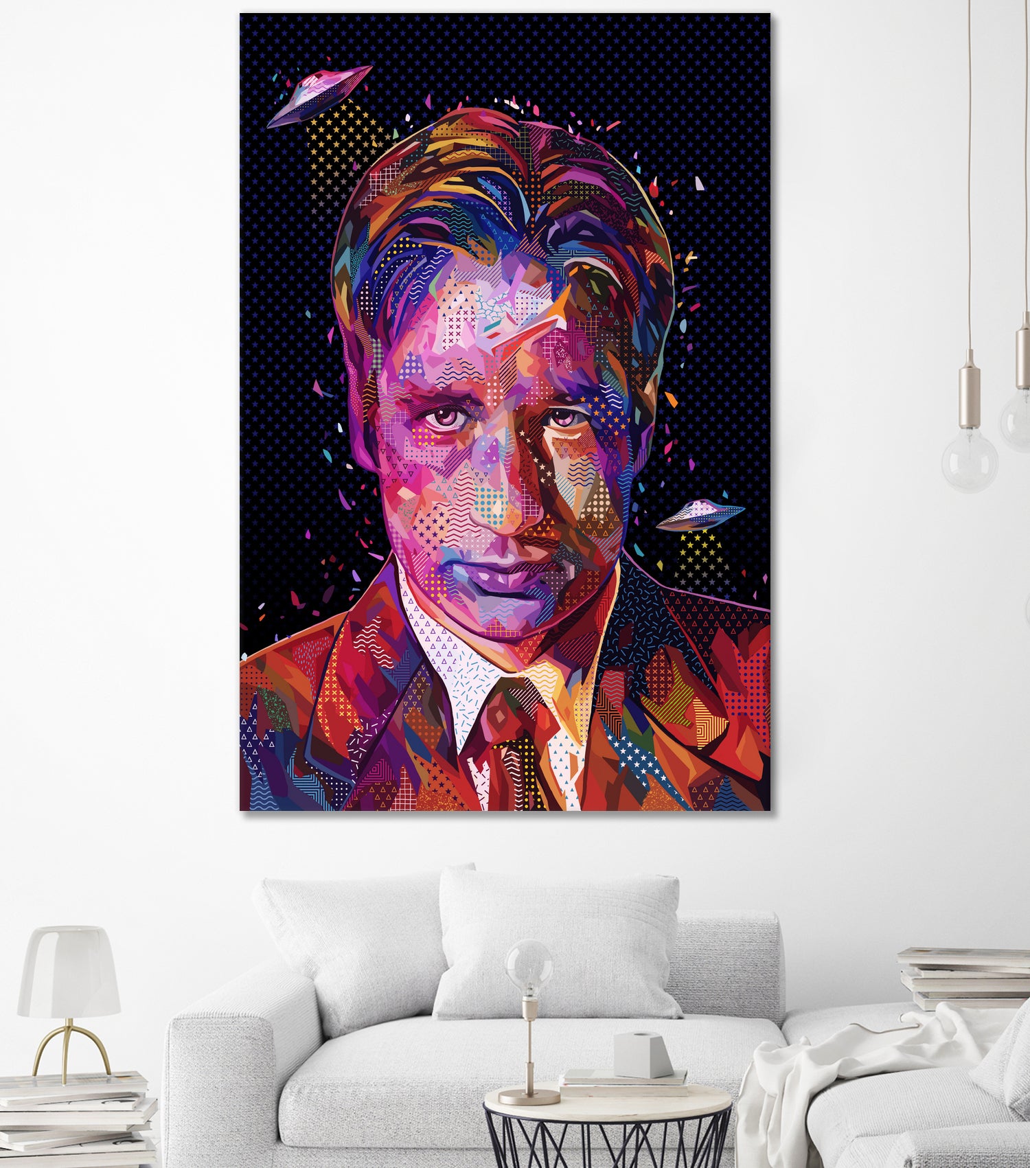 PoP Fox Mulder by Alessandro Pautasso on GIANT ART - black digital painting