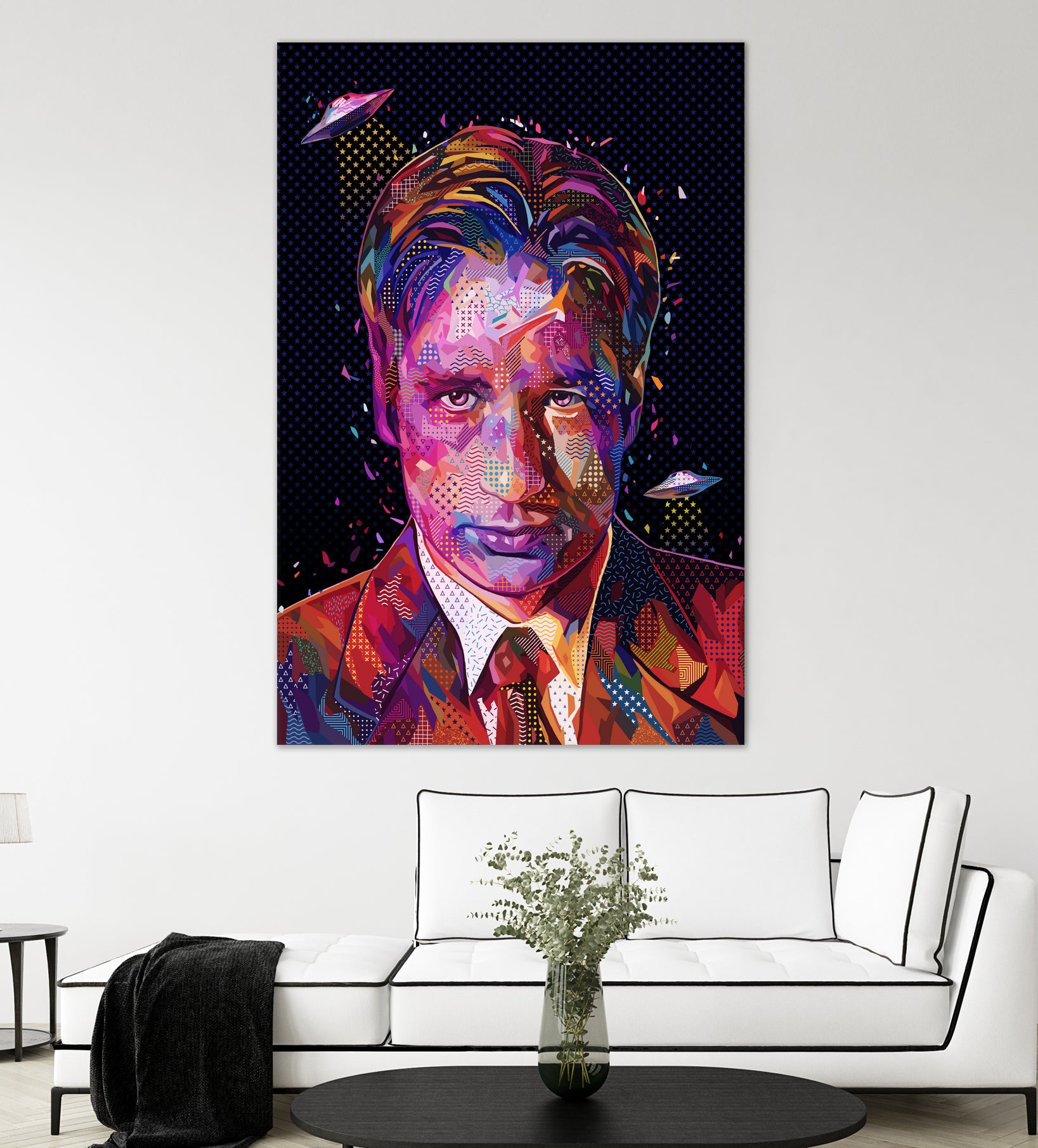 PoP Fox Mulder by Alessandro Pautasso on GIANT ART - black digital painting