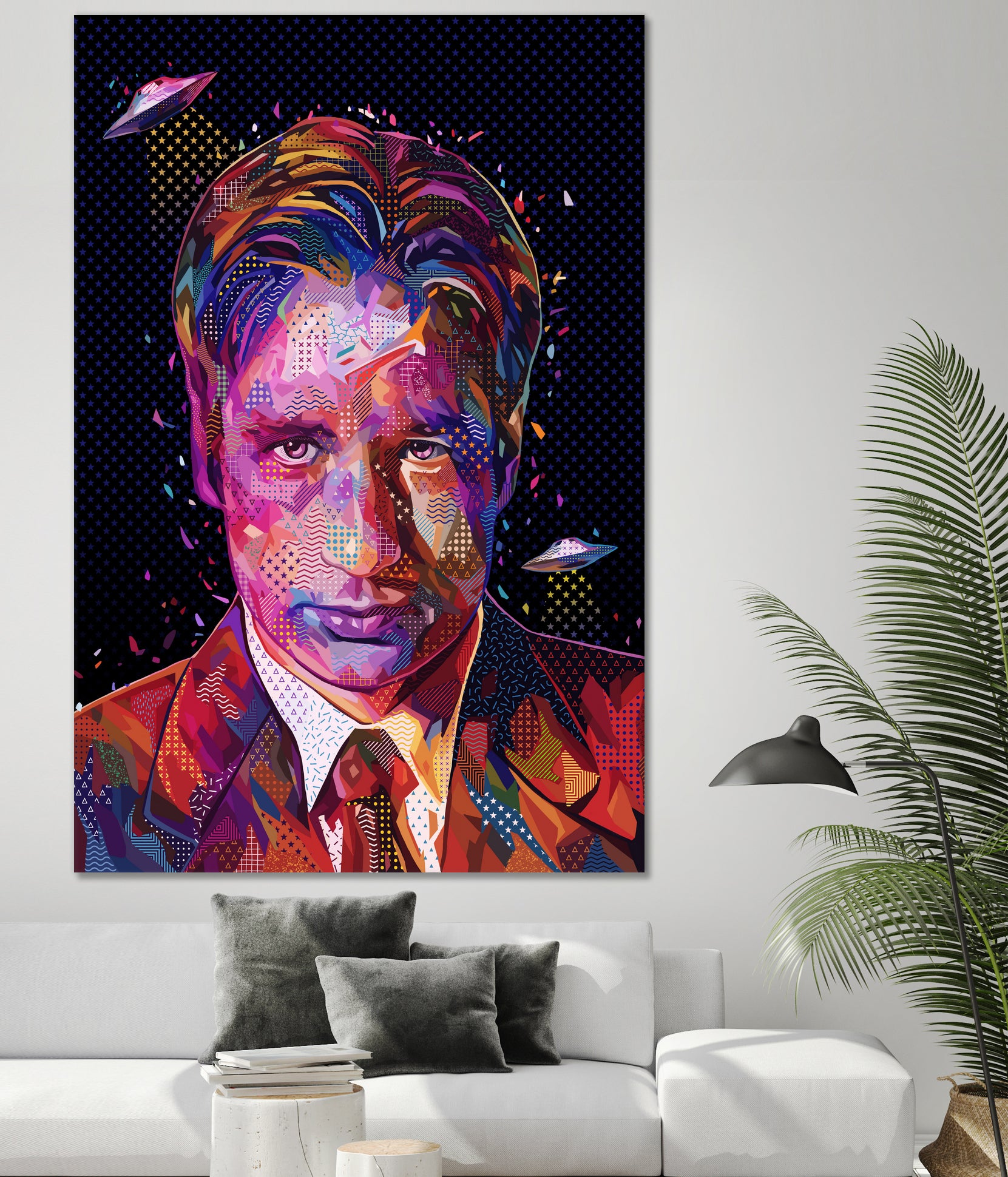 PoP Fox Mulder by Alessandro Pautasso on GIANT ART - black digital painting