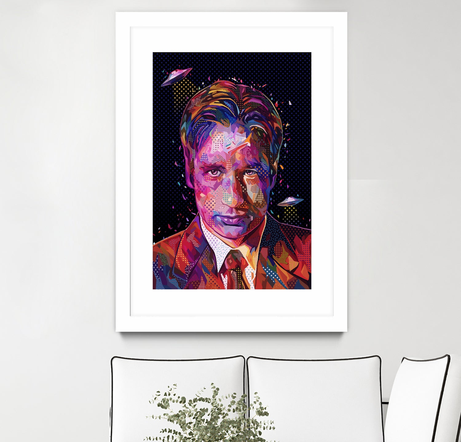 PoP Fox Mulder by Alessandro Pautasso on GIANT ART - black digital painting