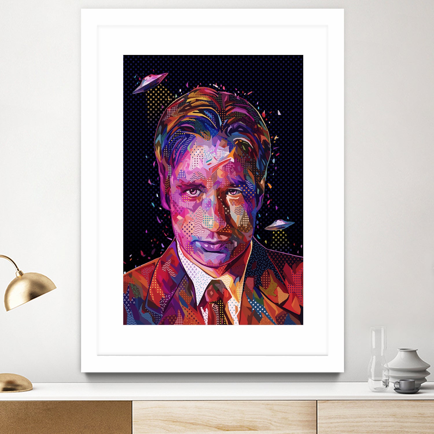 PoP Fox Mulder by Alessandro Pautasso on GIANT ART - black digital painting