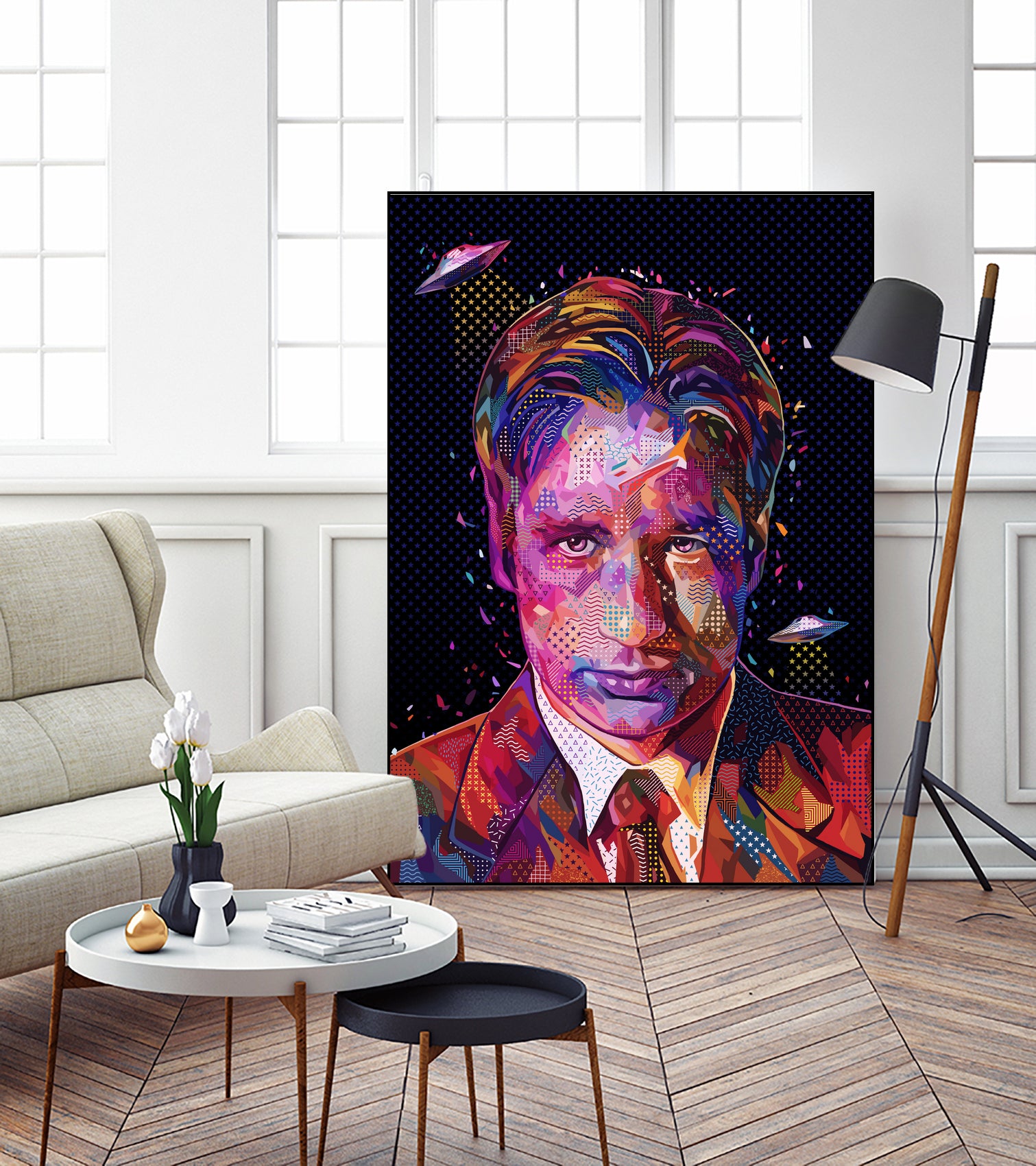 PoP Fox Mulder by Alessandro Pautasso on GIANT ART - black digital painting