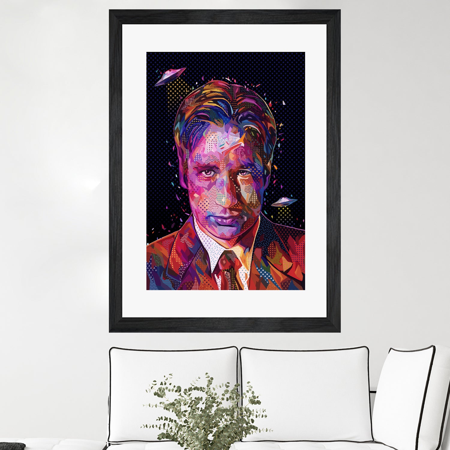 PoP Fox Mulder by Alessandro Pautasso on GIANT ART - black digital painting