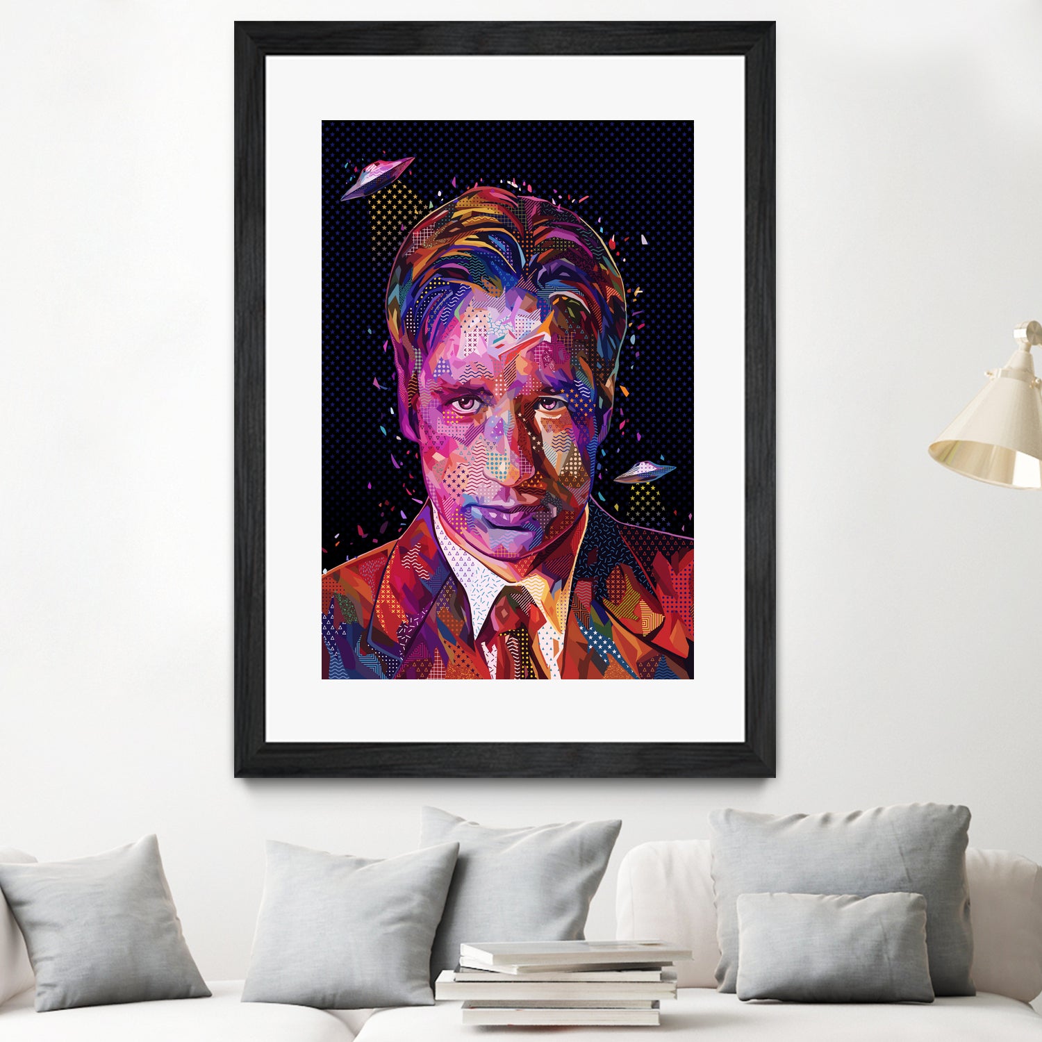 PoP Fox Mulder by Alessandro Pautasso on GIANT ART - black digital painting