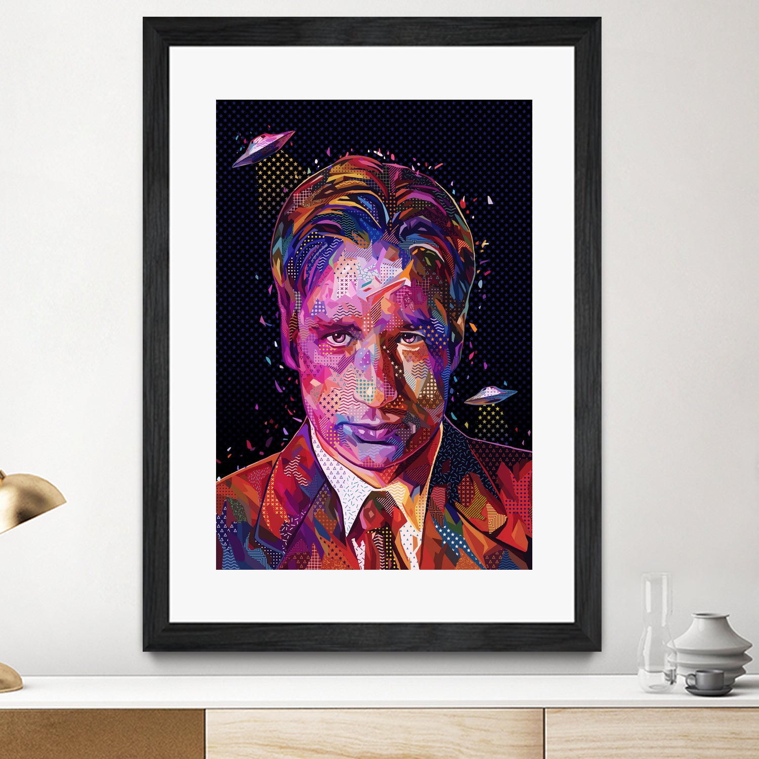 PoP Fox Mulder by Alessandro Pautasso on GIANT ART - black digital painting