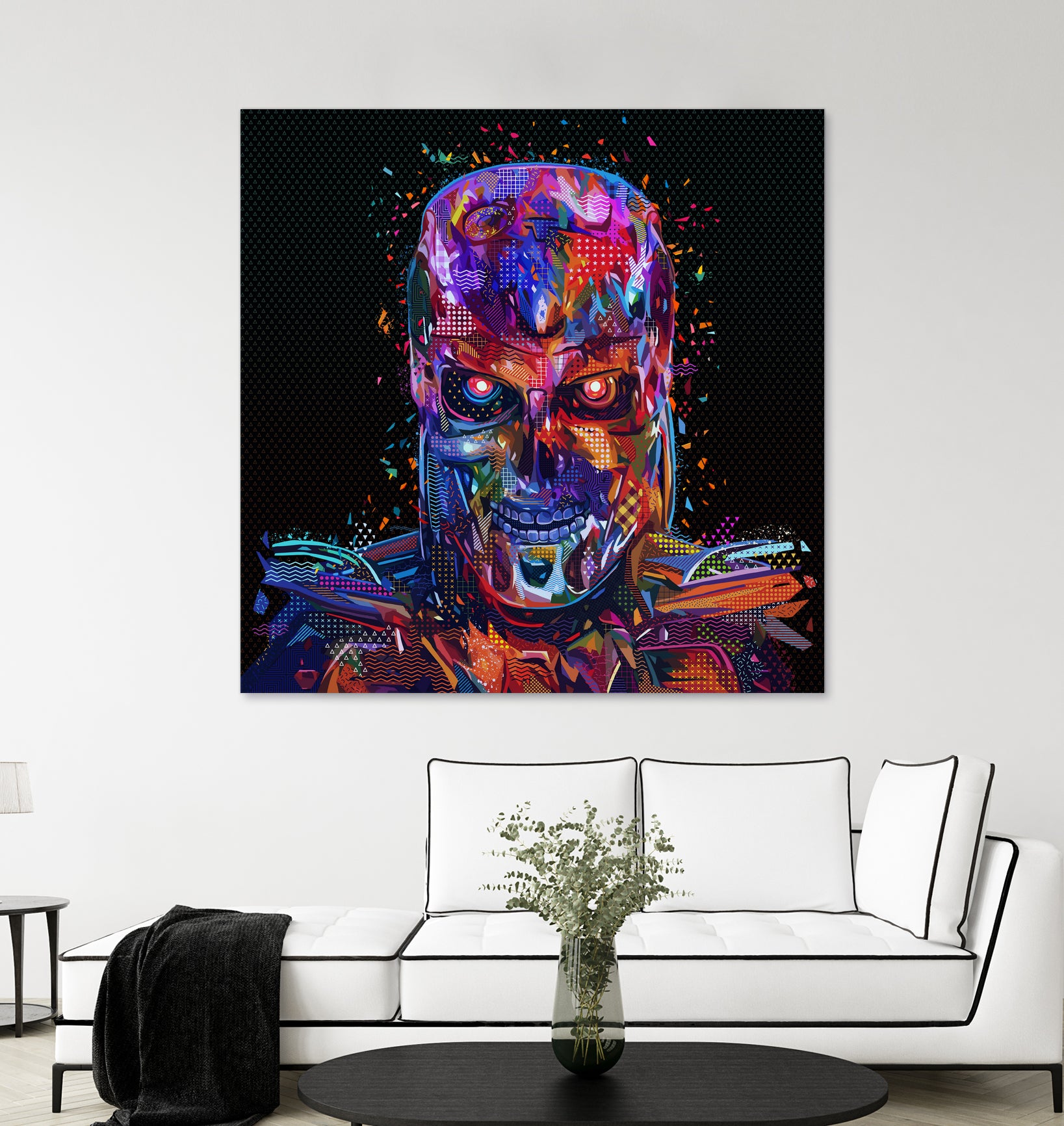 Pop Terminator by Alessandro Pautasso on GIANT ART - black digital painting