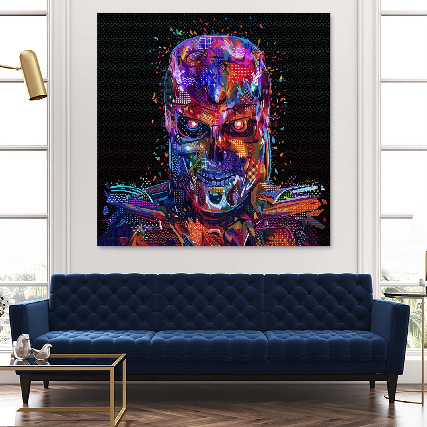 Pop Terminator by Alessandro Pautasso on GIANT ART - black digital painting