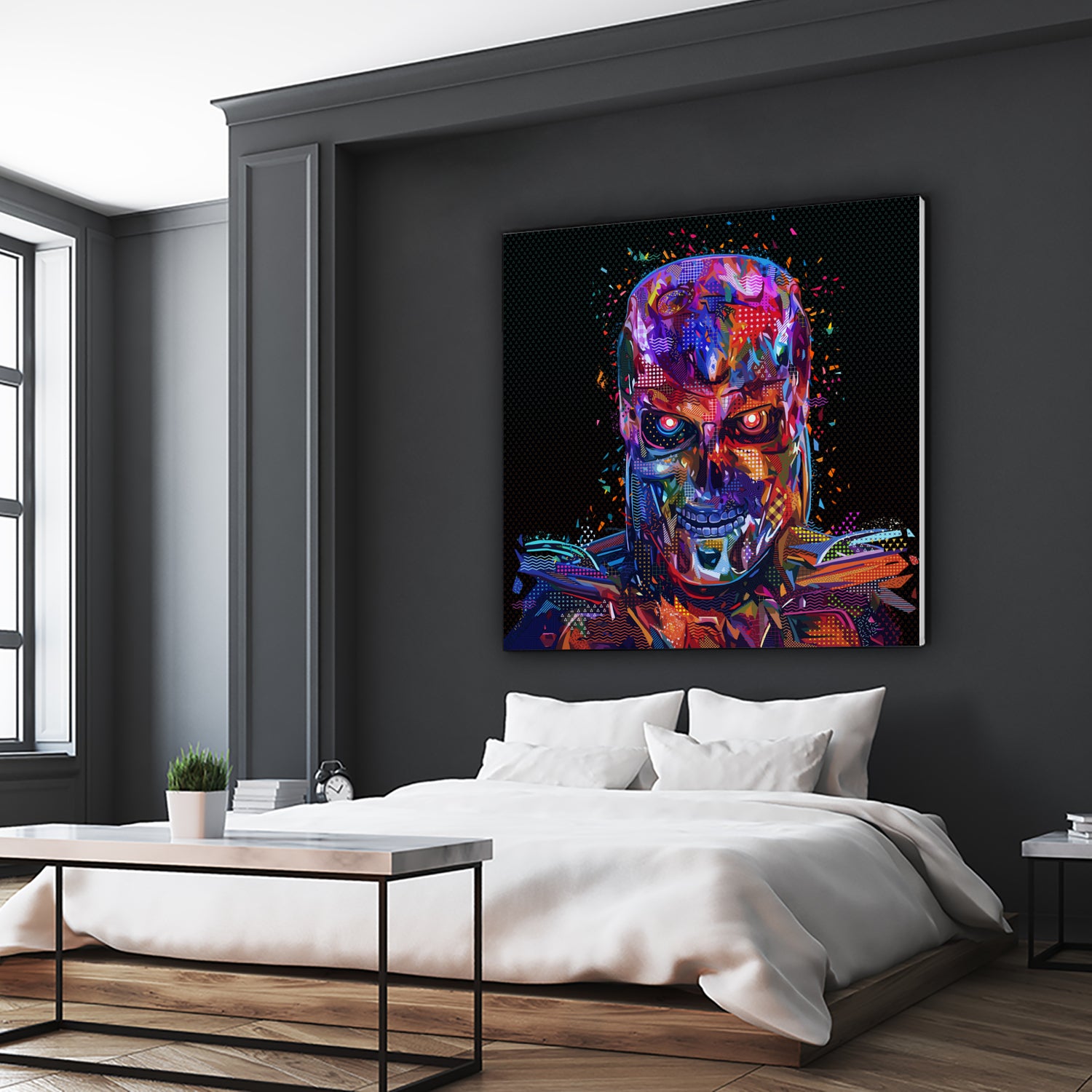 Pop Terminator by Alessandro Pautasso on GIANT ART - black digital painting