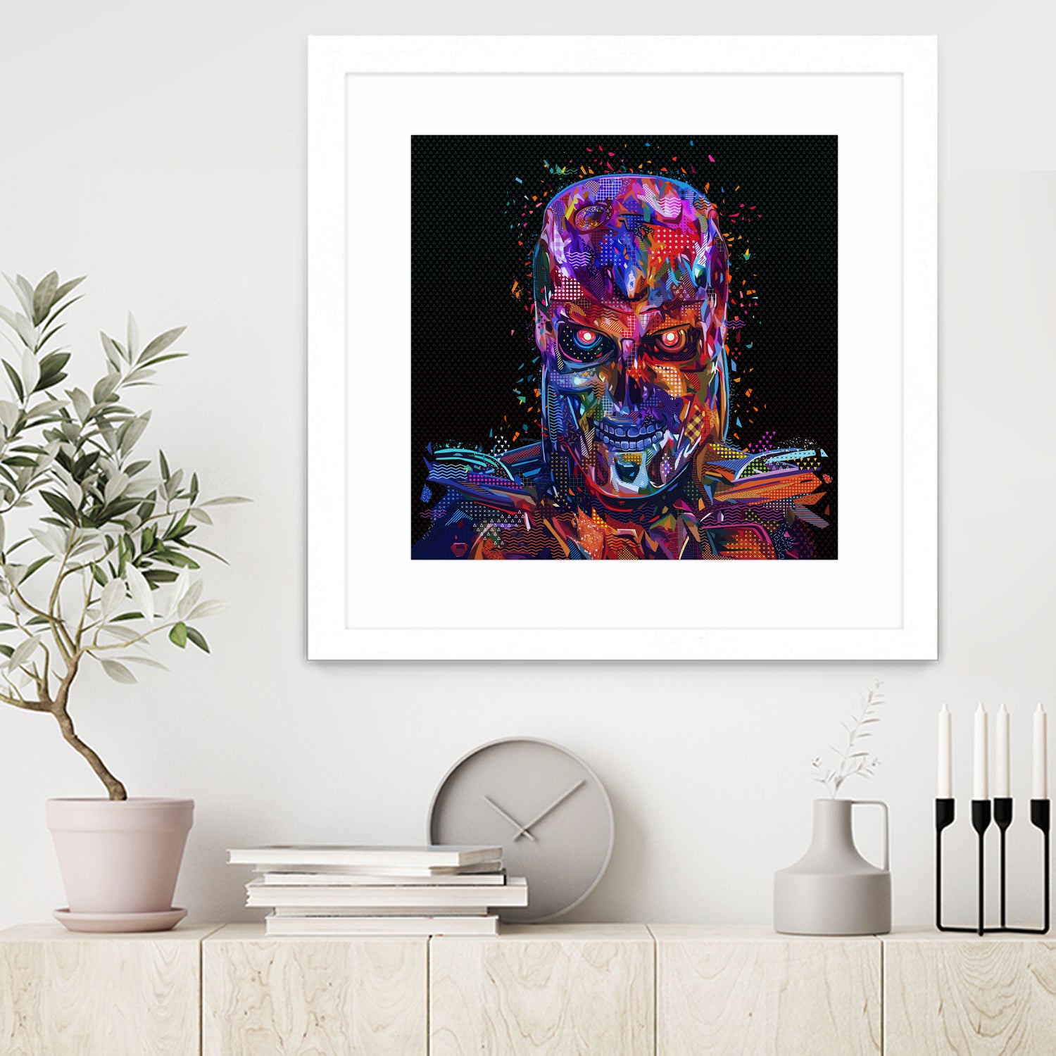 Pop Terminator by Alessandro Pautasso on GIANT ART - black digital painting