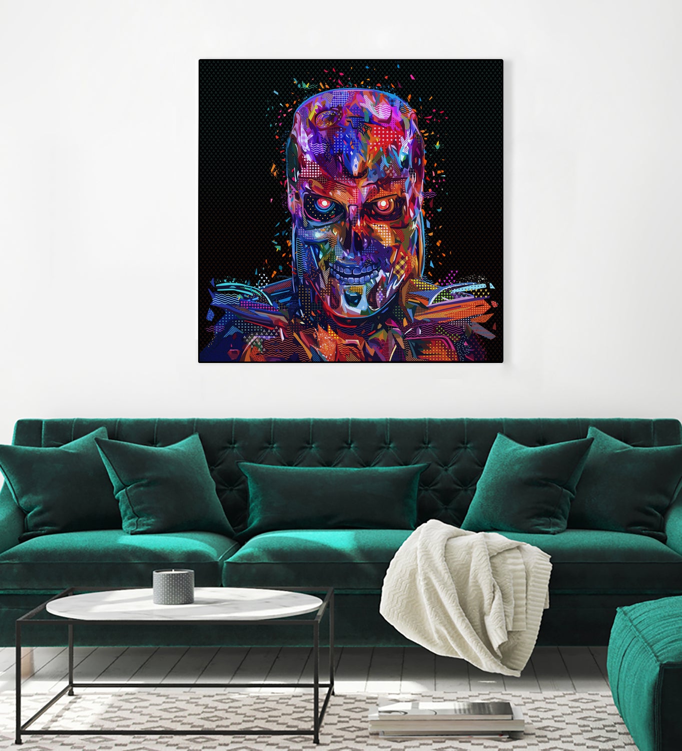 Pop Terminator by Alessandro Pautasso on GIANT ART - black digital painting