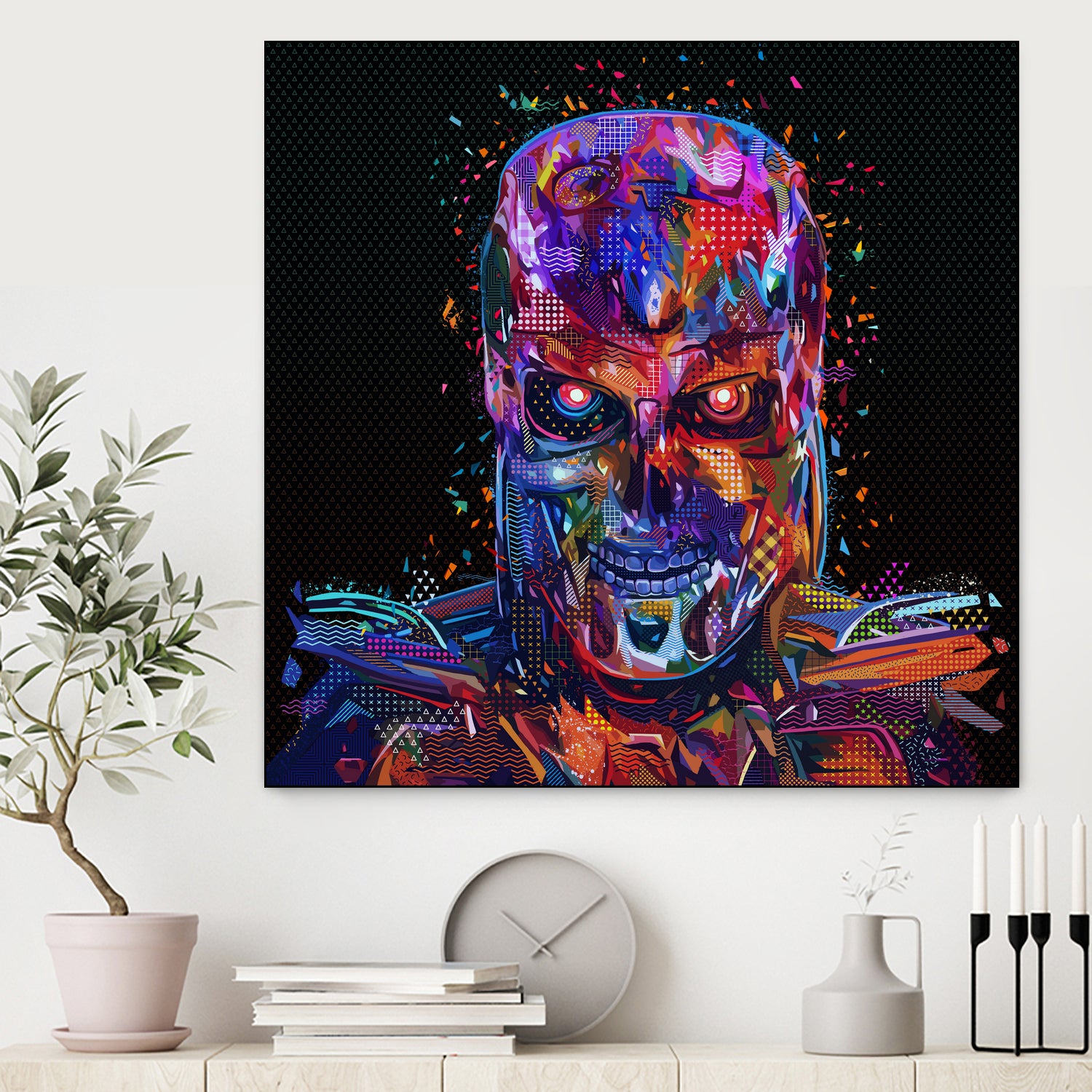 Pop Terminator by Alessandro Pautasso on GIANT ART - black digital painting