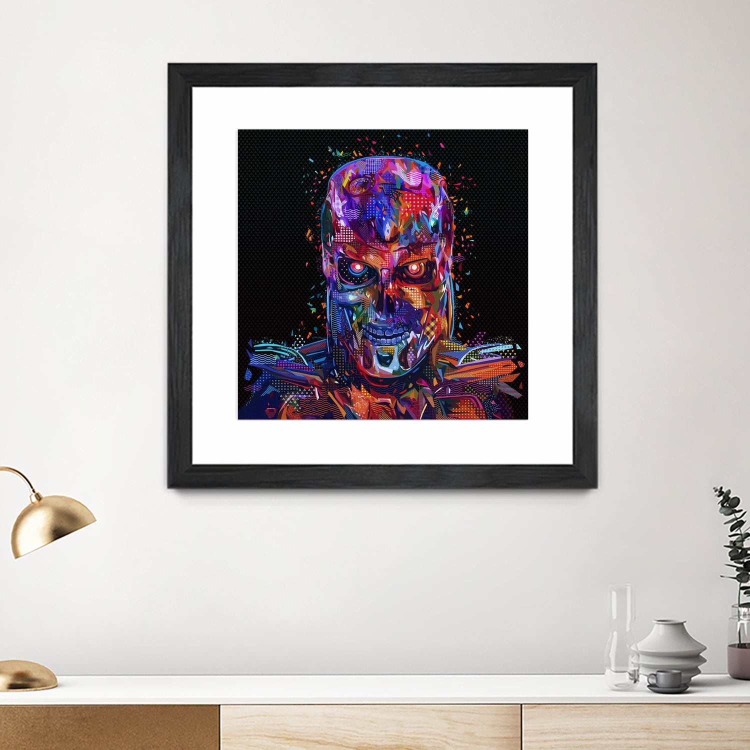 Pop Terminator by Alessandro Pautasso on GIANT ART - black digital painting