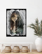 Sebastian Bach - Skid Row by Claudio Tosi on GIANT ART - blue digital painting