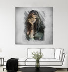 Sebastian Bach - Skid Row by Claudio Tosi on GIANT ART - blue digital painting