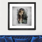 Sebastian Bach - Skid Row by Claudio Tosi on GIANT ART - blue digital painting