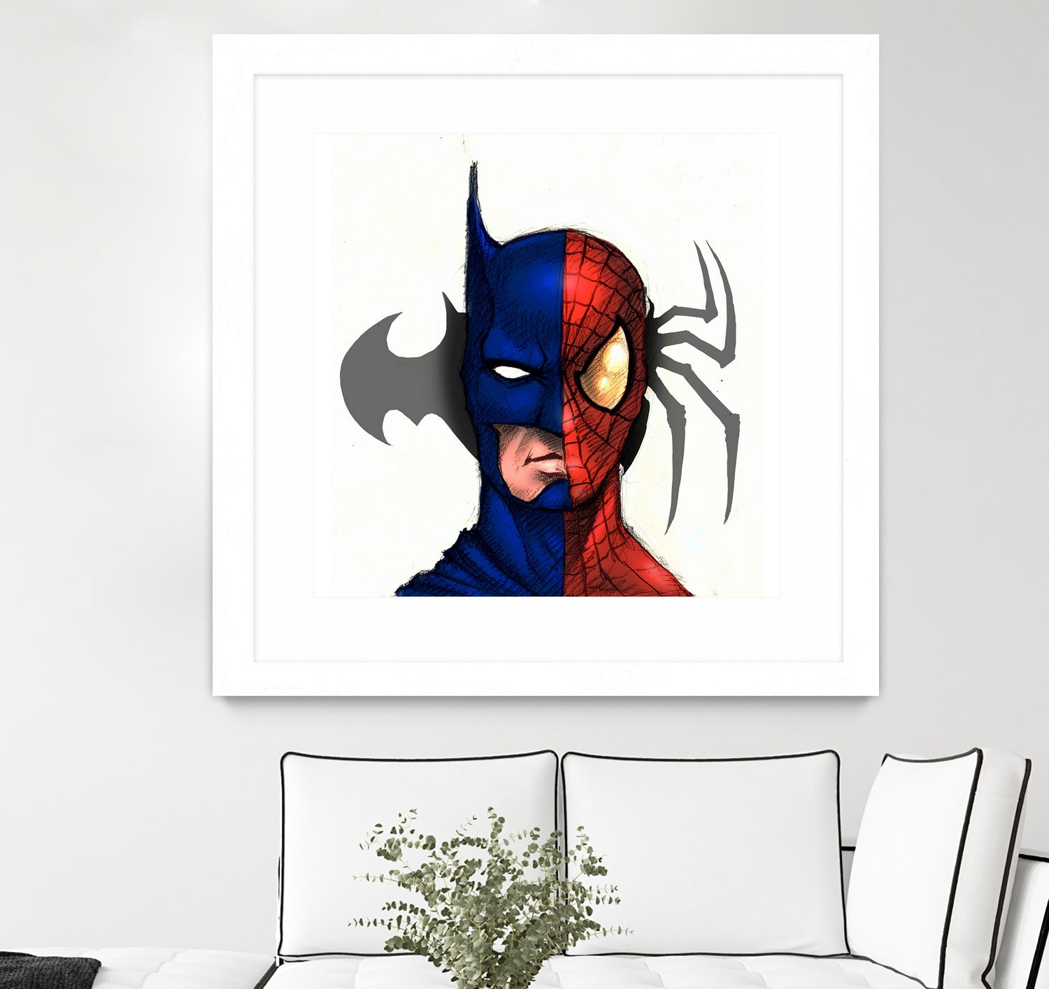 DC vs Marvel by Norik Imami on GIANT ART - blue digital drawing