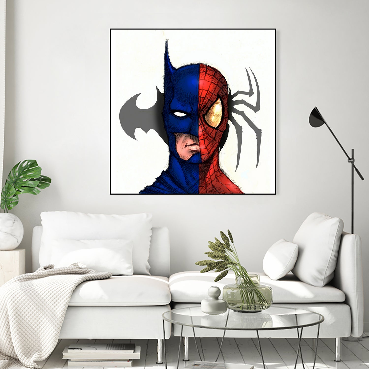 DC vs Marvel by Norik Imami on GIANT ART - blue digital drawing