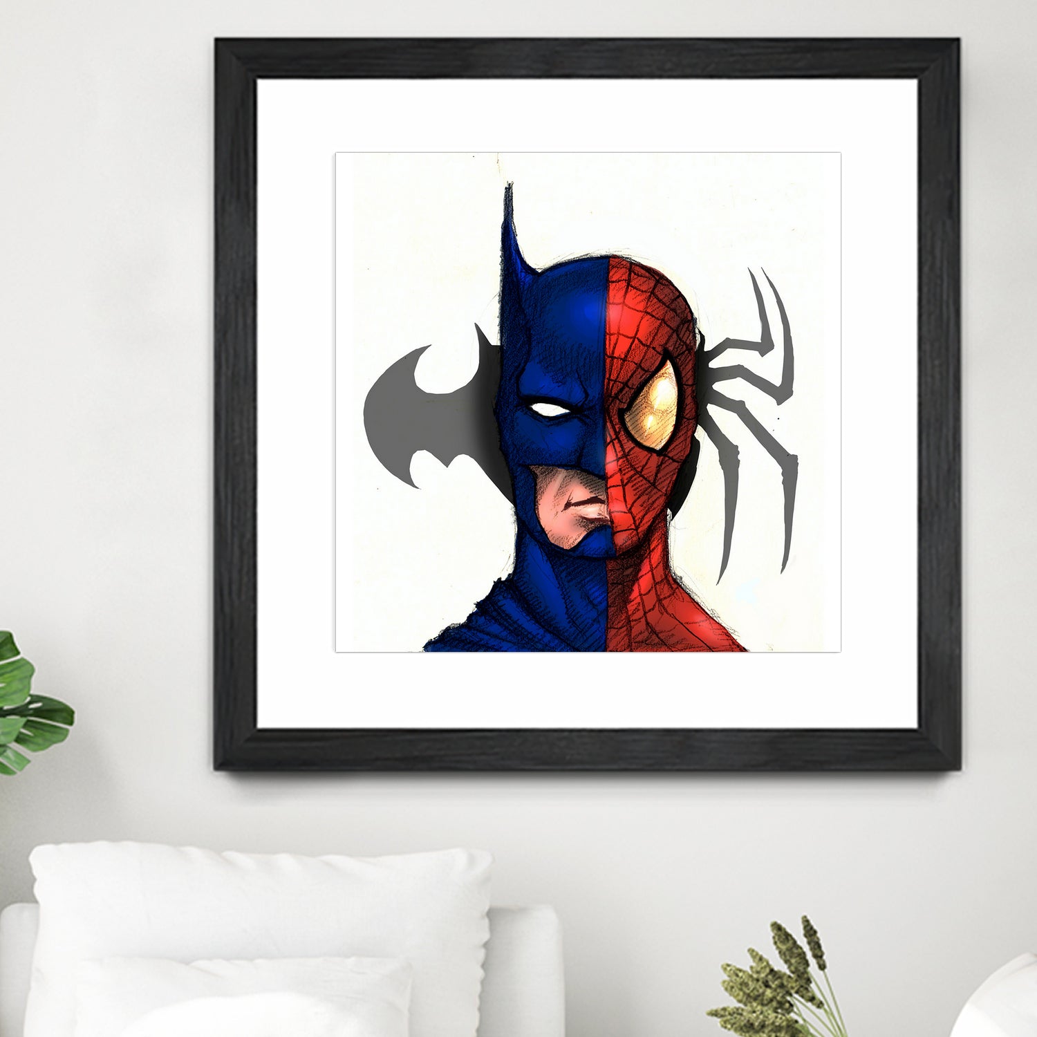 DC vs Marvel by Norik Imami on GIANT ART - blue digital drawing