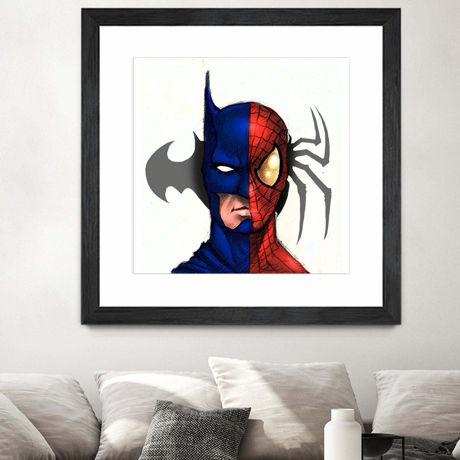 DC vs Marvel by Norik Imami on GIANT ART - blue digital drawing