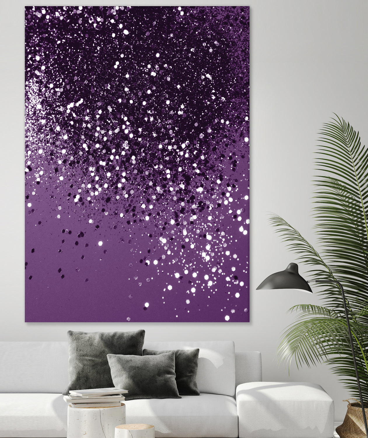 PURPLE Glitter Dream #1 #shiny #decor #art by Anita & Bella Jantz on GIANT ART - fuchsia photo manipulation