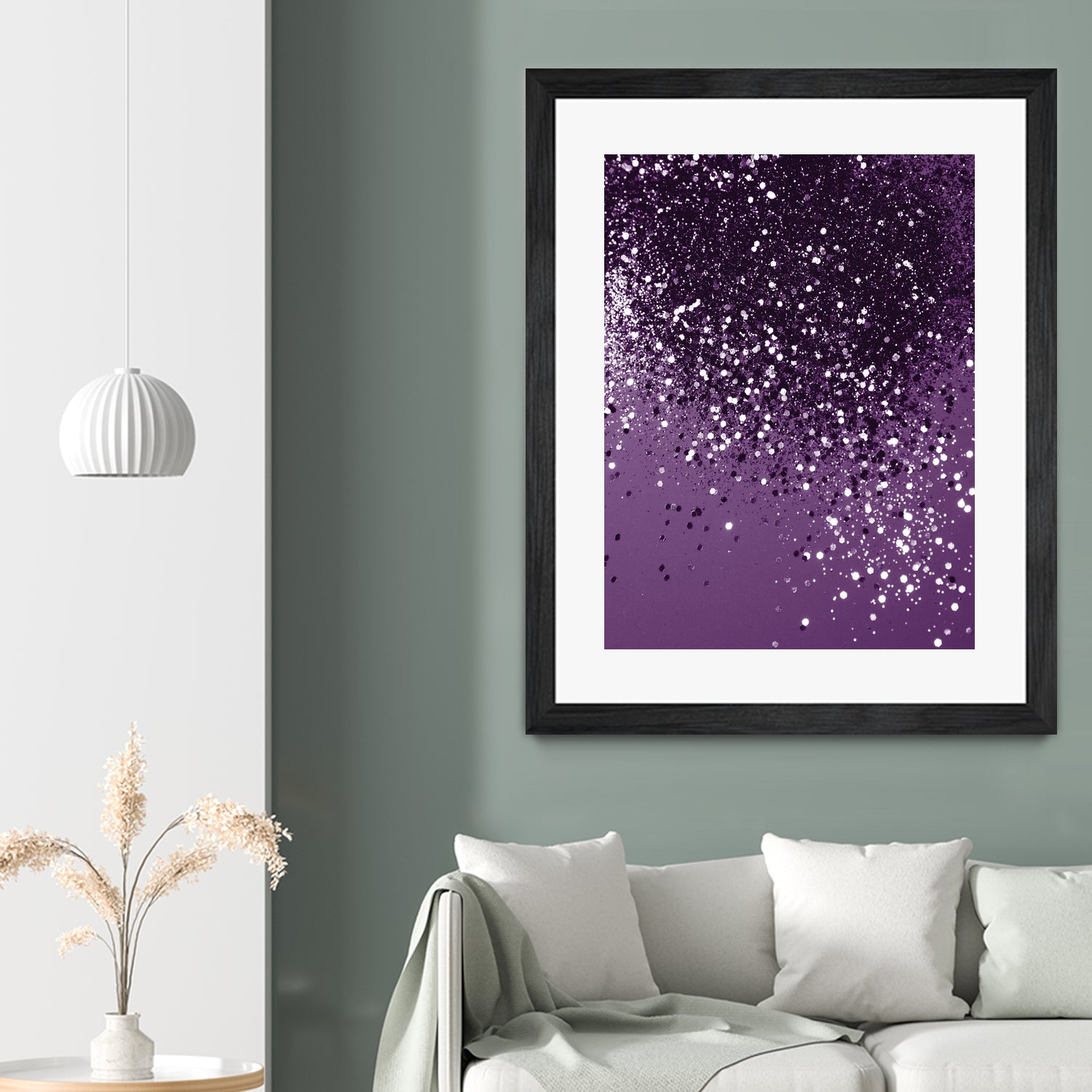 PURPLE Glitter Dream #1 #shiny #decor #art by Anita & Bella Jantz on GIANT ART - fuchsia photo manipulation