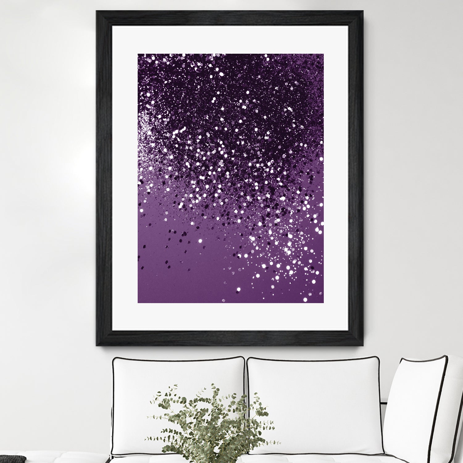 PURPLE Glitter Dream #1 #shiny #decor #art by Anita & Bella Jantz on GIANT ART - fuchsia photo manipulation