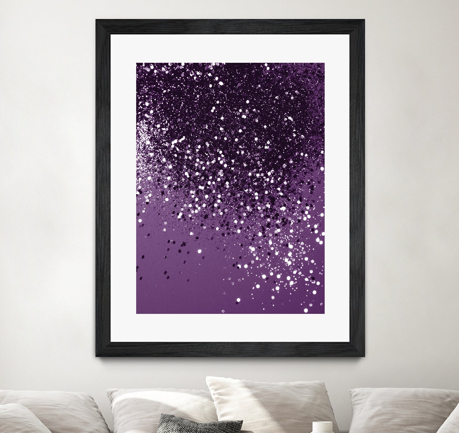 PURPLE Glitter Dream #1 #shiny #decor #art by Anita & Bella Jantz on GIANT ART - fuchsia photo manipulation