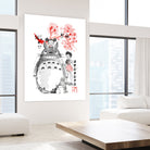 My Neighbor sumi-e by Antonio Camarena on GIANT ART - white digital painting