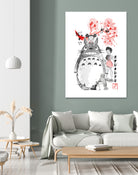 My Neighbor sumi-e by Antonio Camarena on GIANT ART - white digital painting