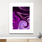 abstract waves by Haris Kavalla on GIANT ART - fuchsia photo illustration