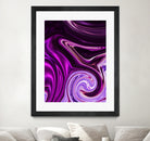 abstract waves by Haris Kavalla on GIANT ART - fuchsia photo illustration